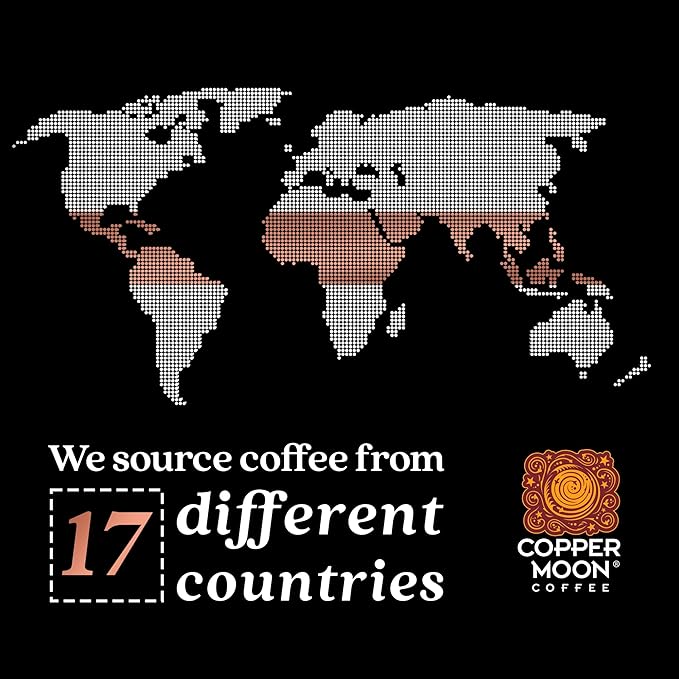 Copper Moon K-Cup Coffee Pods, Light Roast, Bean Me Up Blend, 12 Count