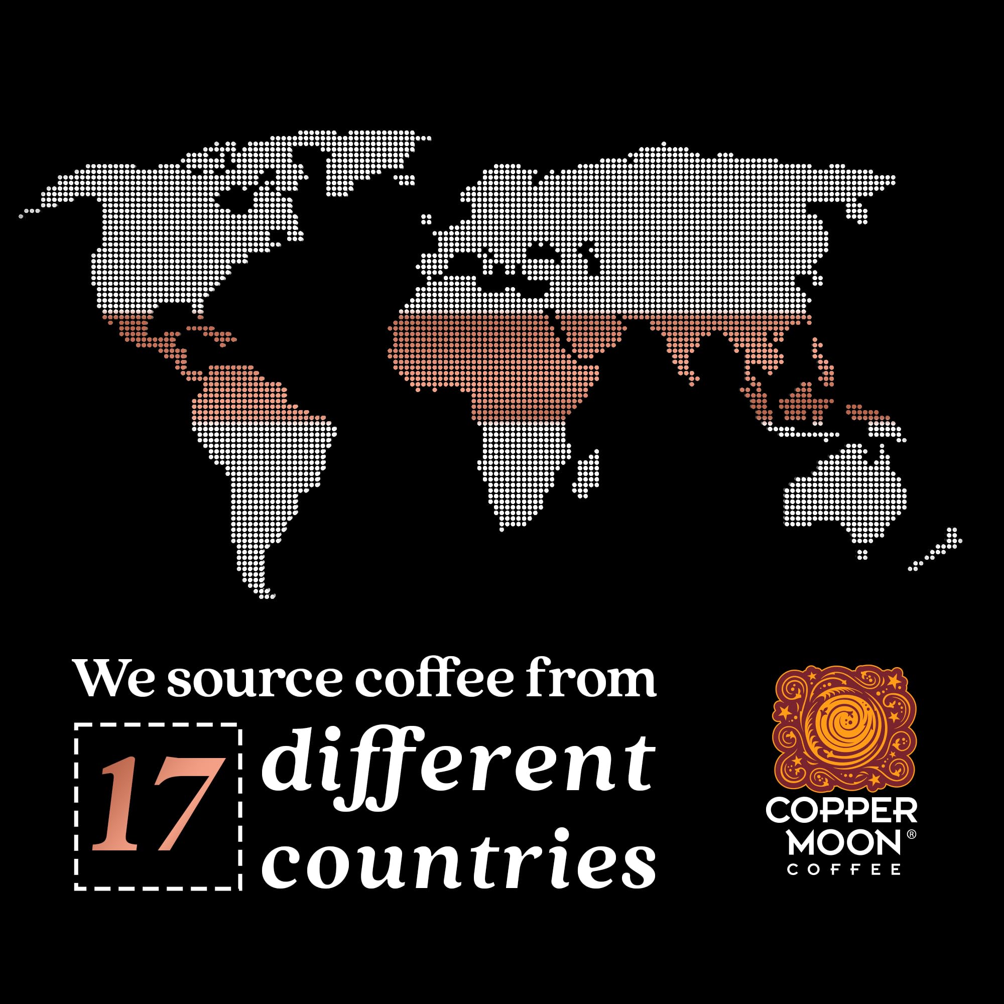 Copper Moon Whole Bean Coffee, Medium Roast, Hazelnut & Cream Blend, 5 lb