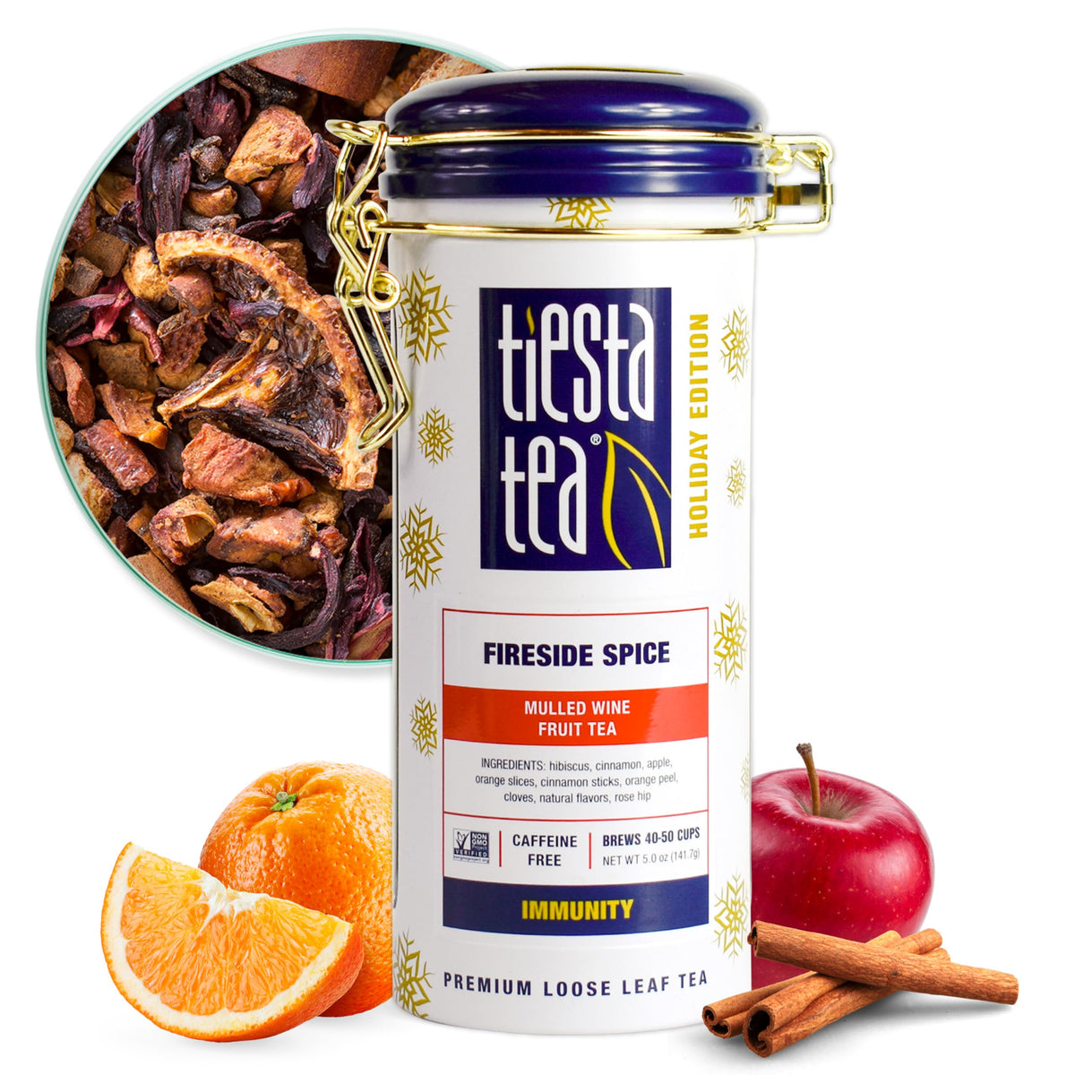 Tiesta Tea - Apple Cider, Loose Leaf, Caramel Apple Herbal Tea Blend, 4oz