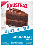 Krusteaz Gluten Free Chocolate Cake Mix, No Artificial Flavors, Colors, or Preservatives, 18 Ounce(Pack of 2)