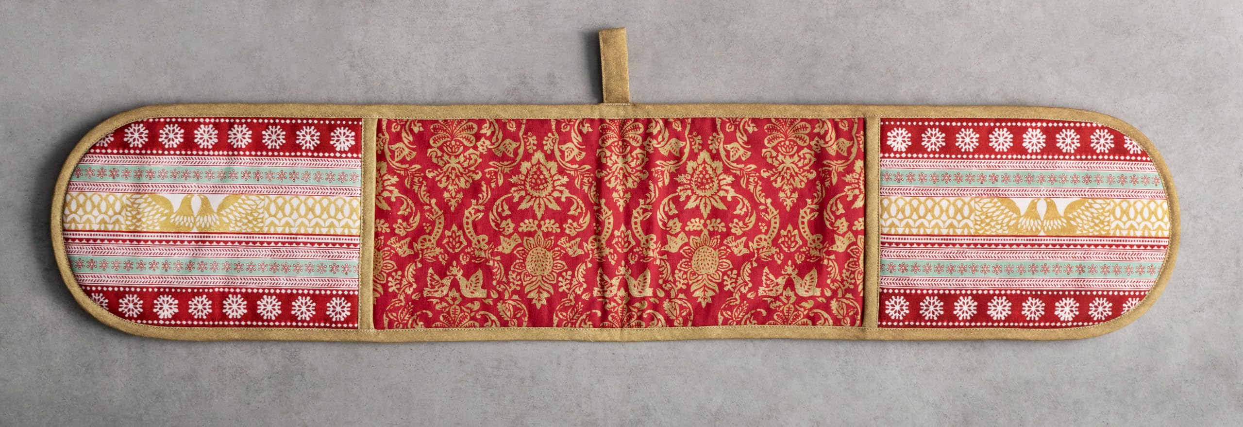 Maison d' Hermine Double Oven Mitts 100% Cotton Double Oven Glove (7"x35")