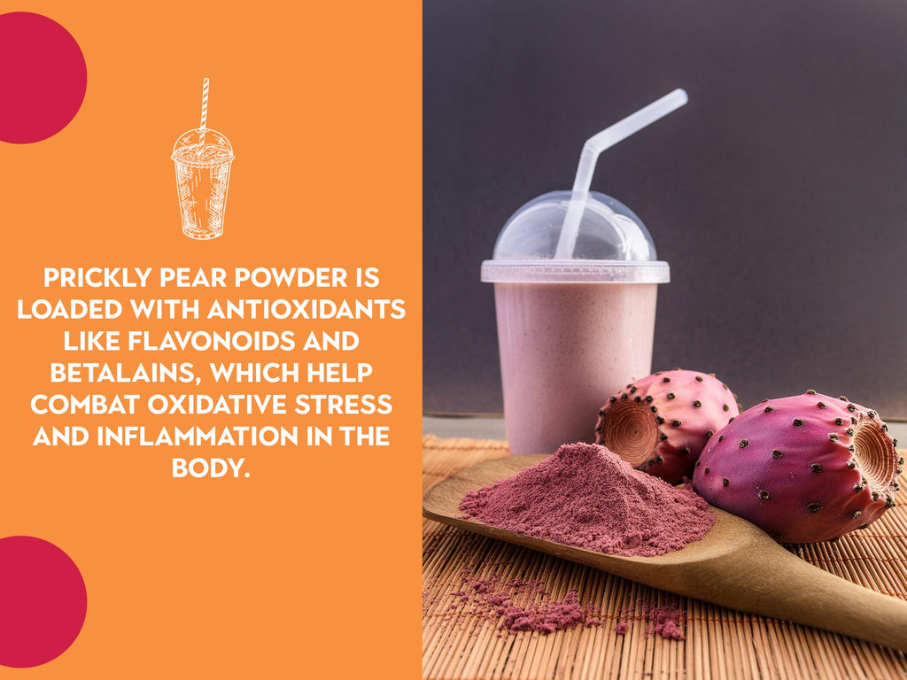 Ancient Roots Prickly Pear Powder - Freeze-Dried, All-natural, No Sugar Added, Cocktail Mix, Smoothie and Tea Mix, Resealable Pouch - 10.5 ounces (75 servings)
