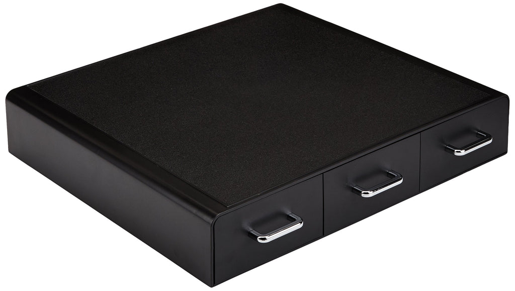 Amazon Basics K-Cup Compatible Coffee Pod Storage Drawer, 3 Easy-Open Drawers, 36 Pod Capacity, Black