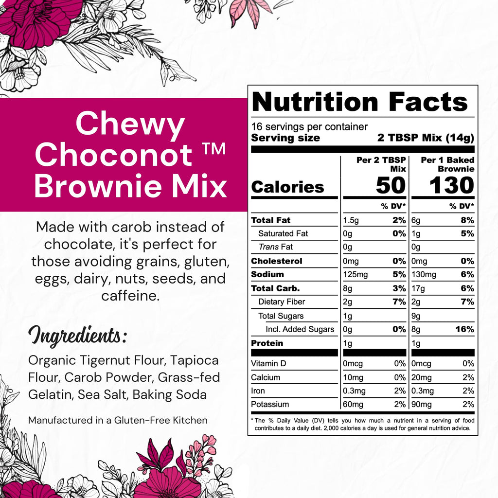 eat G.A.N.G.S.T.E.R. Allergy-Friendly Chewy Choconot Brownie Mix