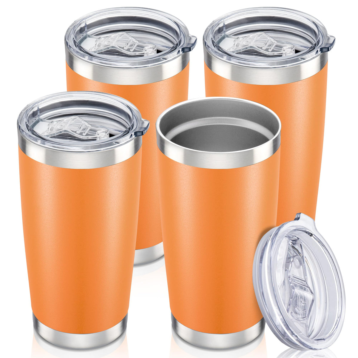 20 oz Tumbler with Lid Stainless Steel Insulated Tumblers Bulk Cups Mug