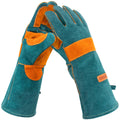 BEETRO Welding Goves Heat resistant 932°F Split Leather 4 Layers Working Gloves Soft Cotton Lining Breathable 16 Inches Mitts for Oven/Grill/Fireplace/Furnace/Stove/Pot Holder/BBQ/Animal Handling
