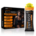 NewTrition® Extra Strength Energy Shots, 1.7 fl oz - 250mg Caffeine with Vitamin B & Amino Acids, Sugar-Free, Zero Calorie Vitamin Energy Drink for Focus & Endurance (Pack of 6, Tropical Burst)