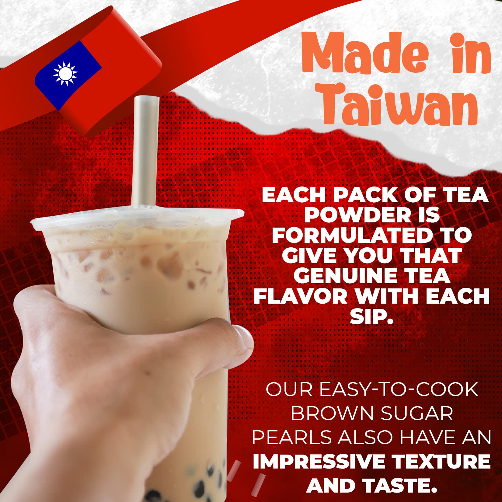 Fusion Select 5 Packs Taro, Mango, Honeydew, Strawberry Bubble Tea Kit Set With Extra Rich Tapioca Pearls, Straws