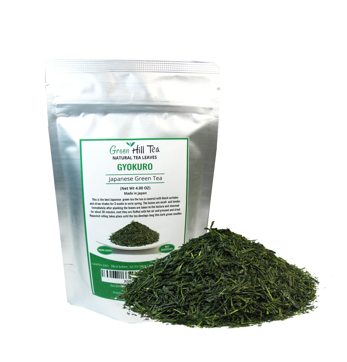 GreenhillTea Aged puerh tea Yunnan Pu-erh – Fermented Loose Leaf Tea, Smooth & Earthy Flavor, Pu-erh tea is an excellent, nutrient-rich choice for brewing kombucha, NO GMO, NO Additives, 100% natural 4 oz