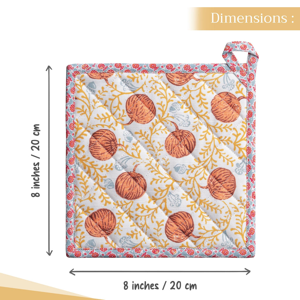 Maison d' Hermine Pot Holders 100% Cotton Potholders (8" x 8", Pack of 1)