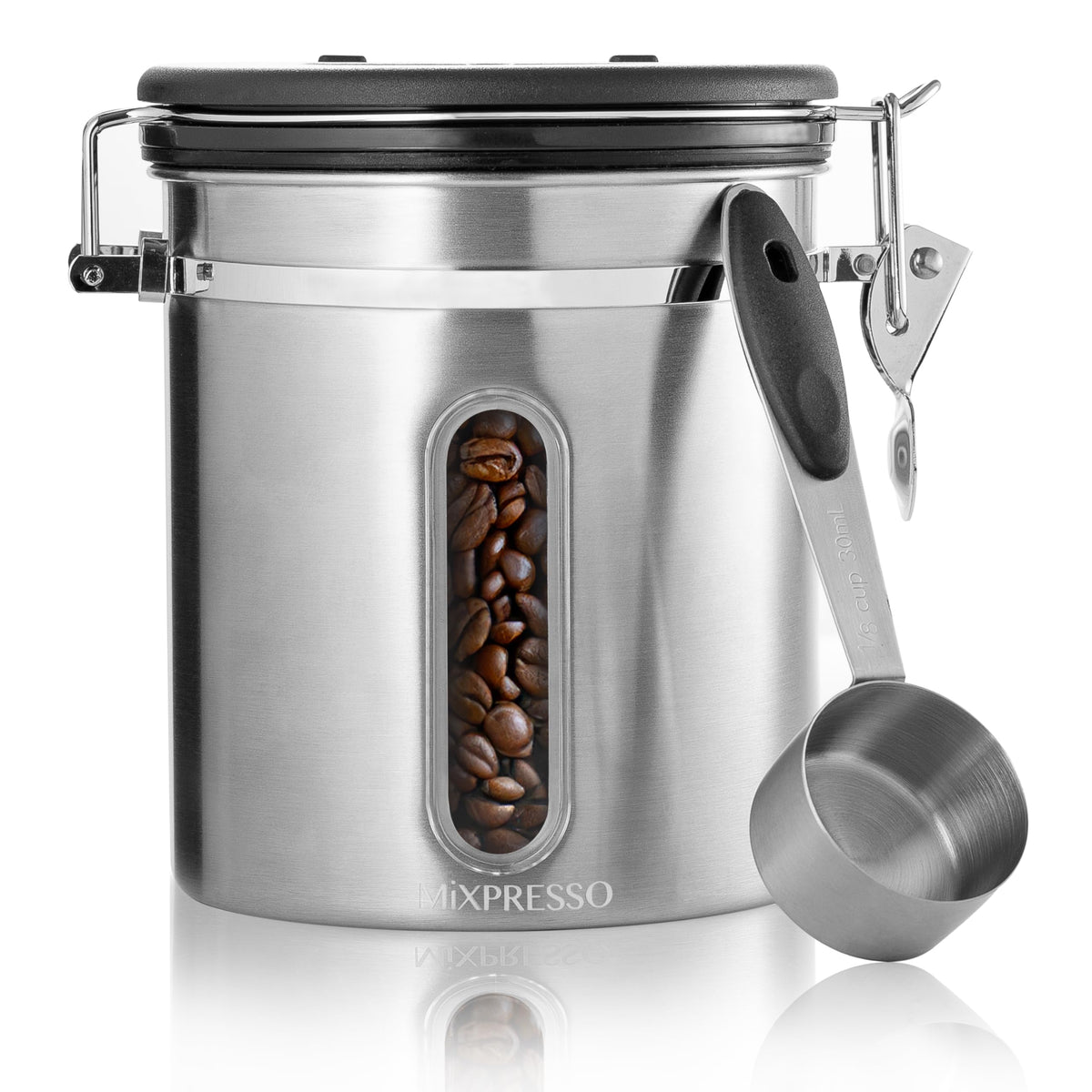 Mixpresso Coffee Canister, Airtight Coffee Bean Storage Container 16oz