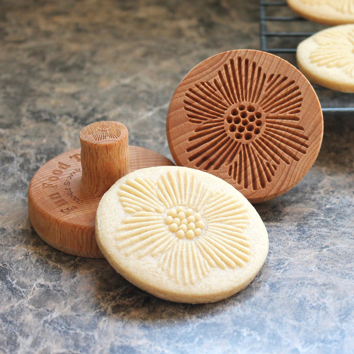 Fun Food Tools, Wood Cookie Stamp, 2.5 Inch (Chartres Cathedral CS-056)