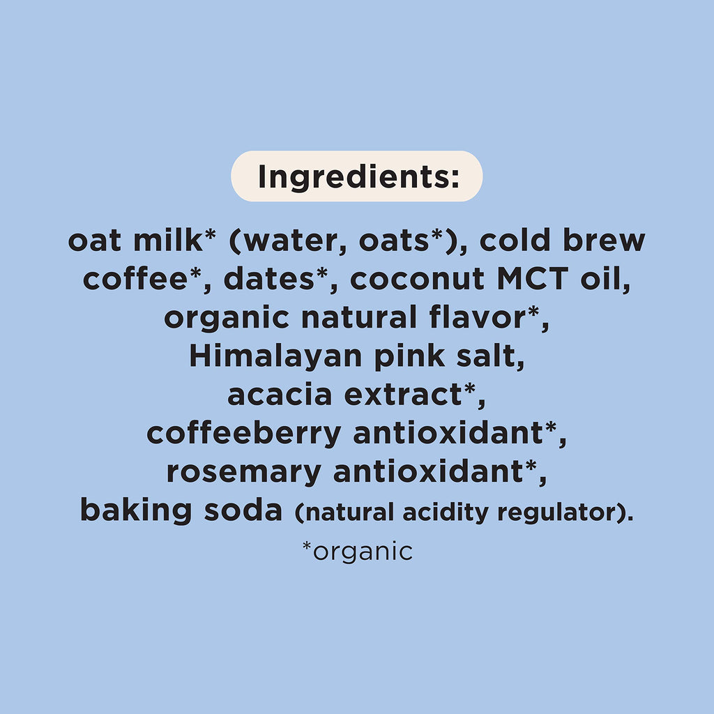 Pop & Bottle - Oat Milk Lattes, Cold Brew - Variety, 8 Fl Oz (12 Pack)