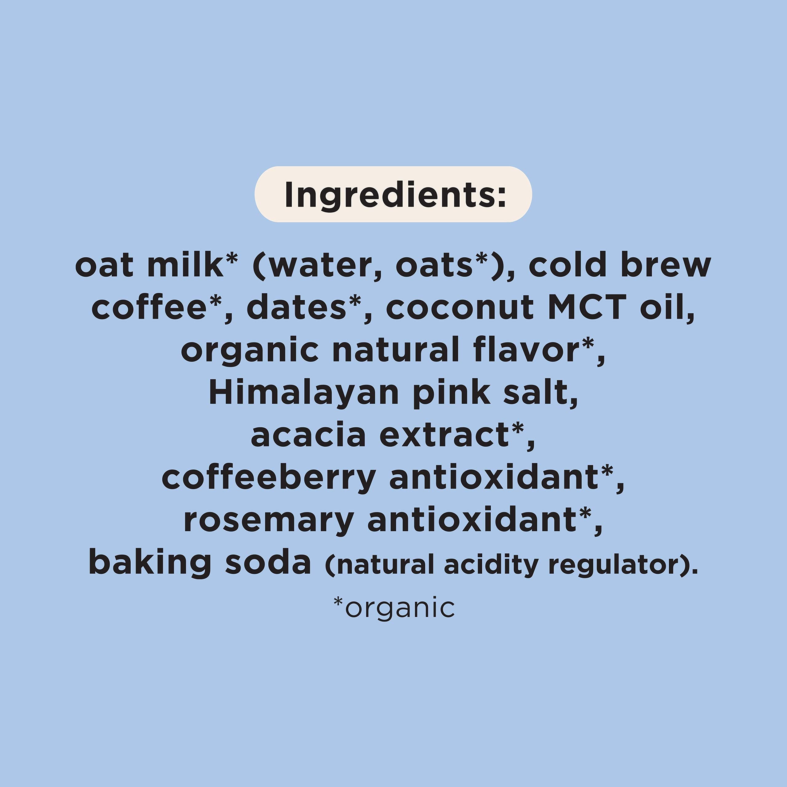 Pop & Bottle - Oat Milk Lattes, Cold Brew - Variety, 8 Fl Oz (12 Pack)