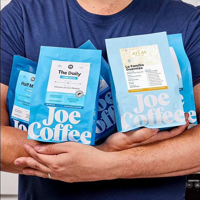 Joe Coffee Company (NYC Roaster), Amsterdam Ground Specialty Coffee, 12 oz Bag, Rainforest Alliance Certified, Kosher, Climate Friendly