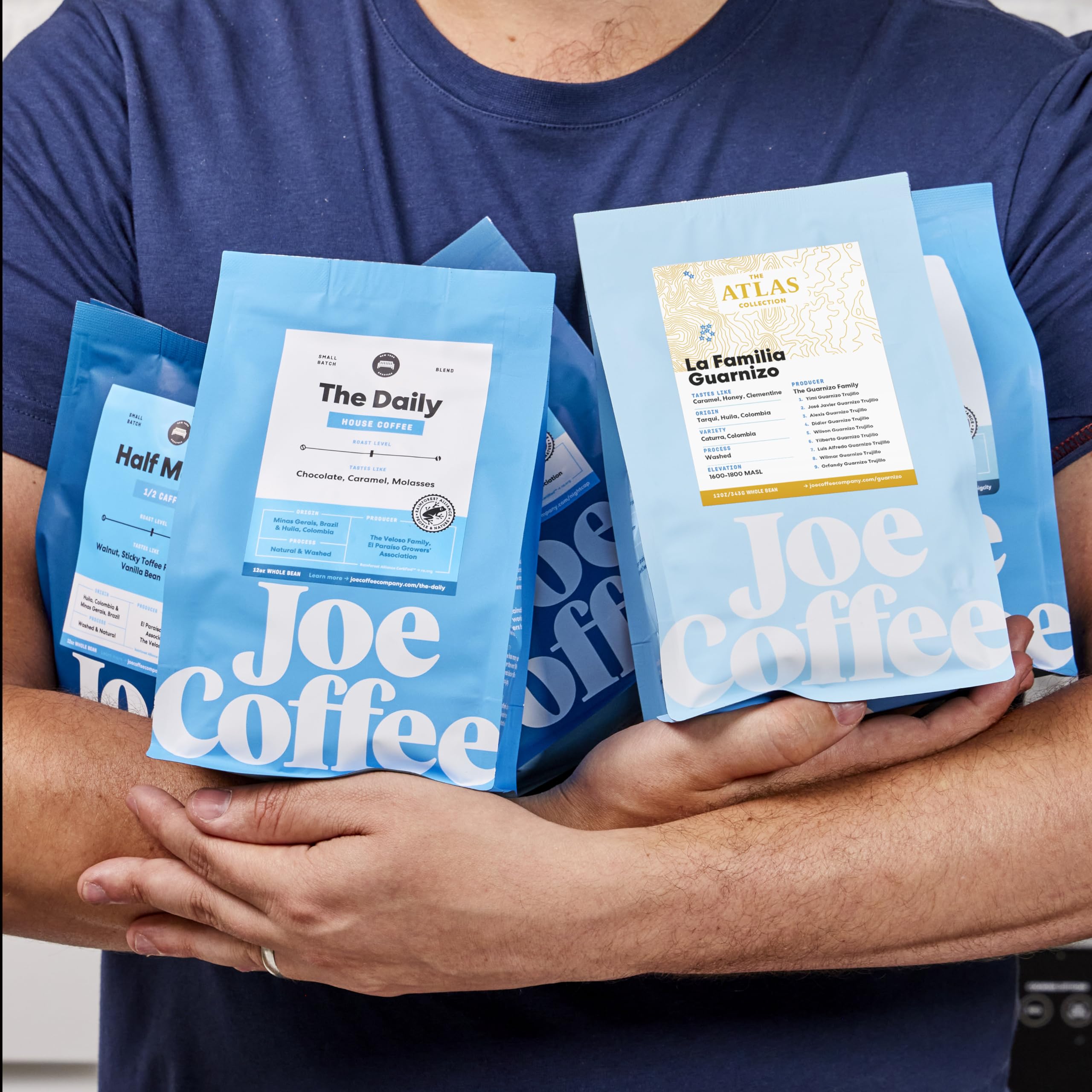 Joe Coffee Company - Benchmark Whole Bean Specialty Coffee, 6 oz Bag | NYC Roaster, Rainforest Alliance Certified, Kosher, Climate-Friendly