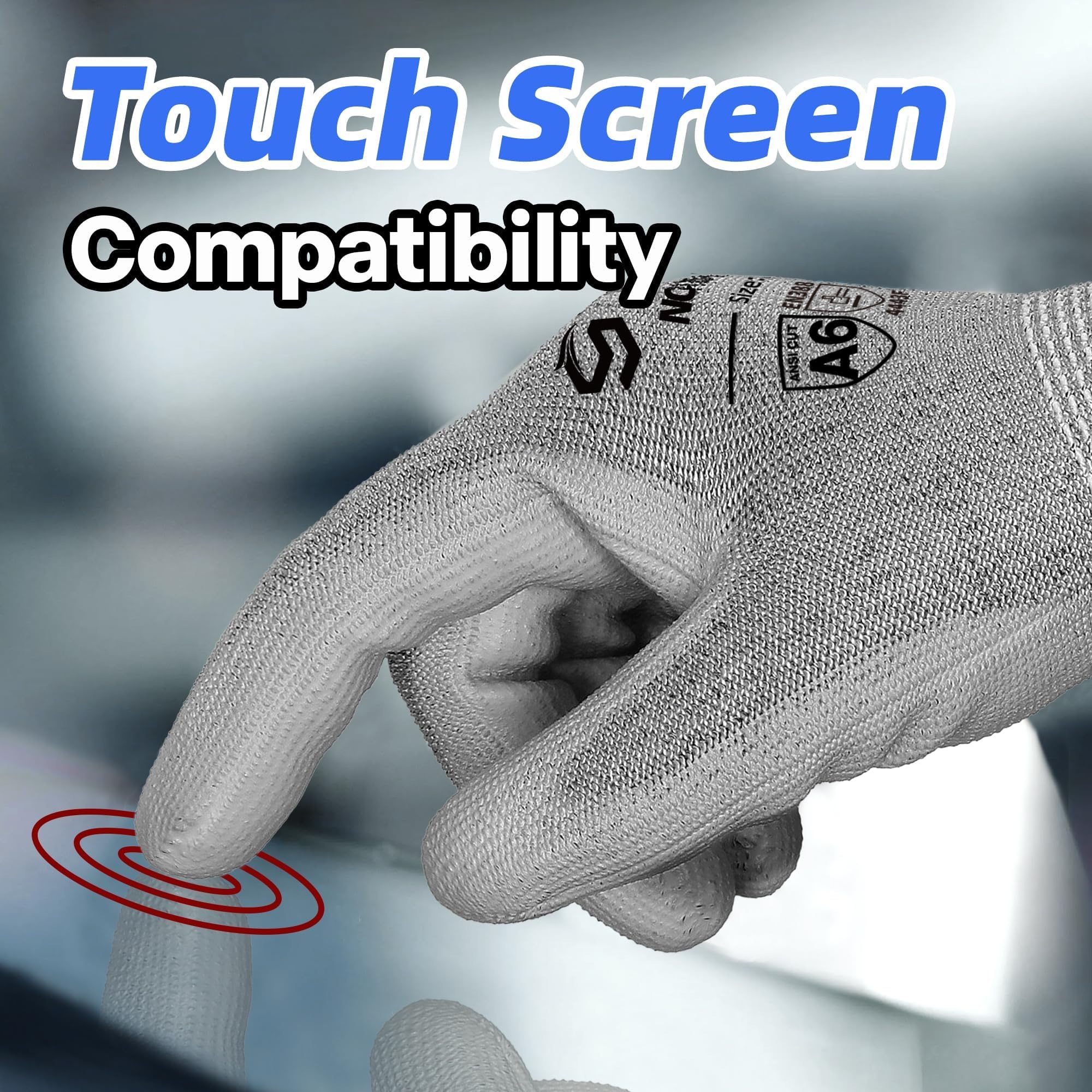 Schwer 3 Pairs A6/A7 (Send Randomly) Cut Resistant Work Gloves, CR7120, S