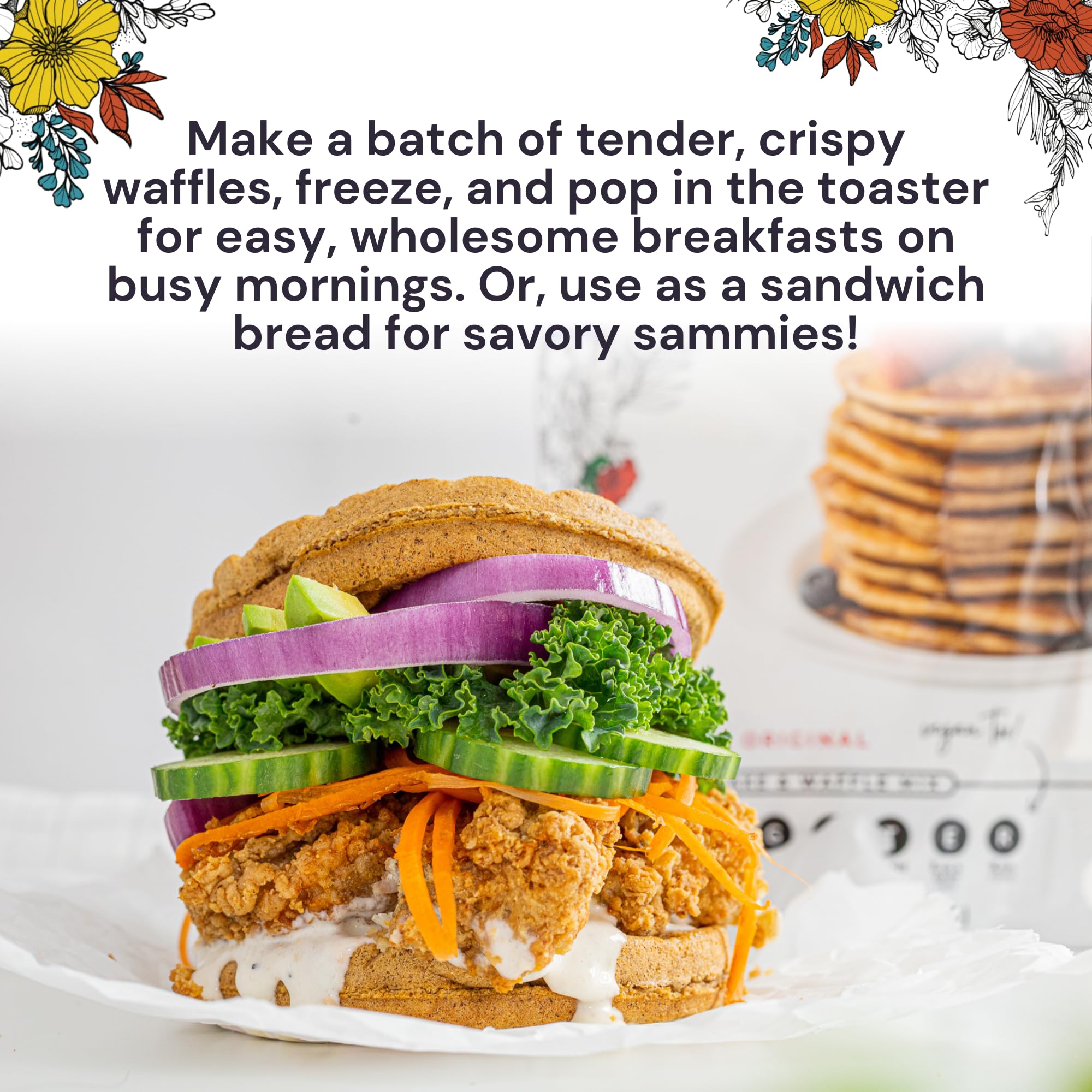 eat G.A.N.G.S.T.E.R. Allergy-Friendly Vegan Pancake & Waffle Mix