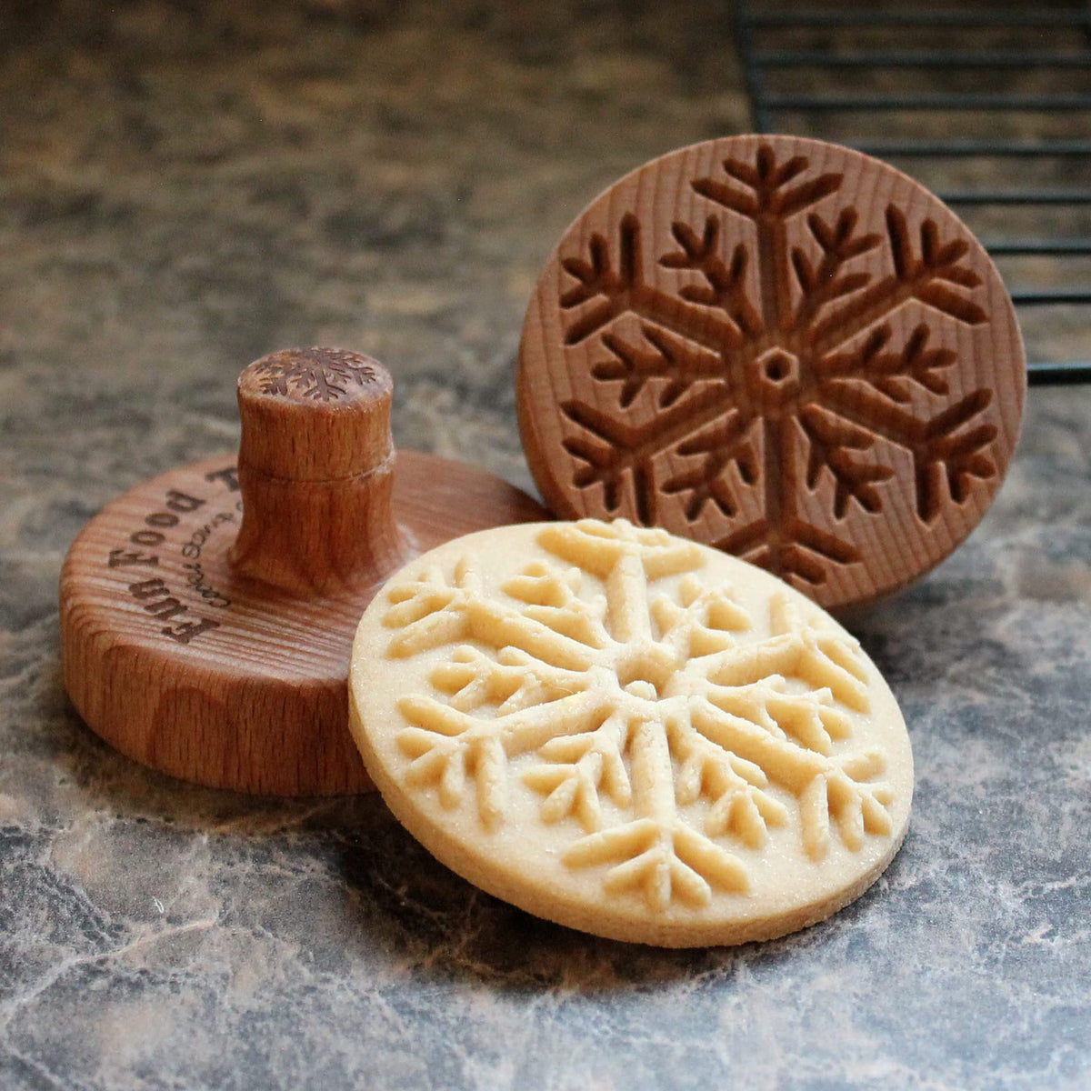 Fun Food Tools, Wood Cookie Stamp, 2.5 Inch (Chartres Cathedral CS-056)