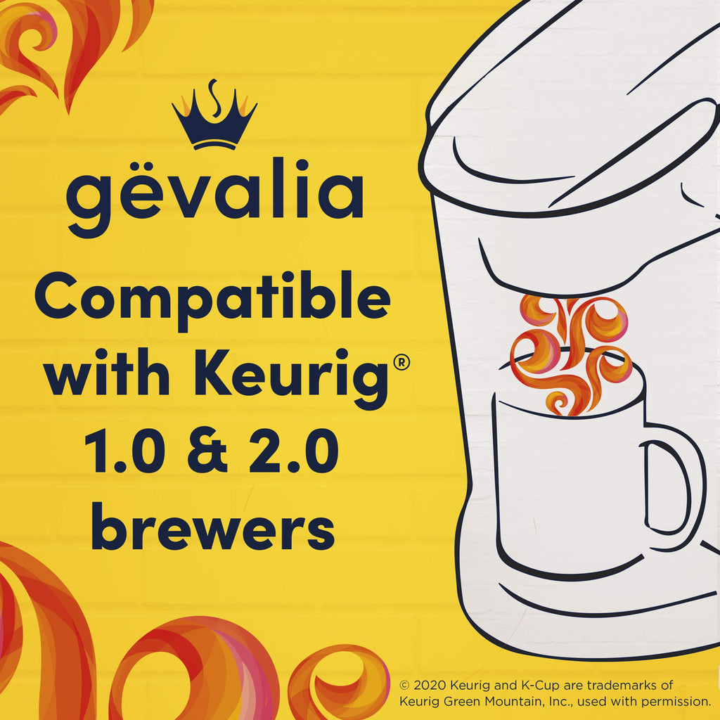 Gevalia Signature Blend Mild Light Roast K-Cup® Coffee Pods (72 Pods, 6 Boxes of 12)
