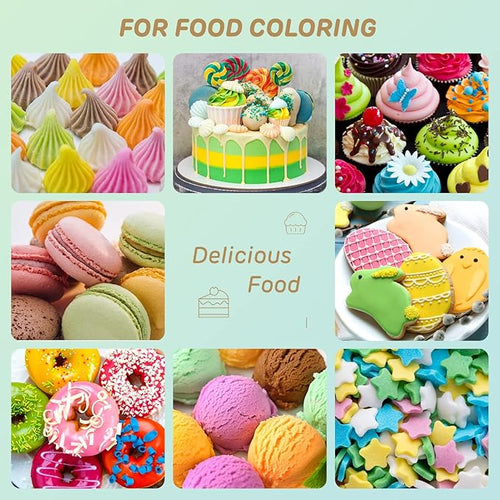 14 Food Coloring Set, Nomeca Liquid Vibrant Food Color Tasteless Food Dye for Baking, Icing, Cake Decorating, Fondant, Easter Egg, Slime Making DIY Supplies Kit - 0.35 Fl. oz (10 ml)/Bottles