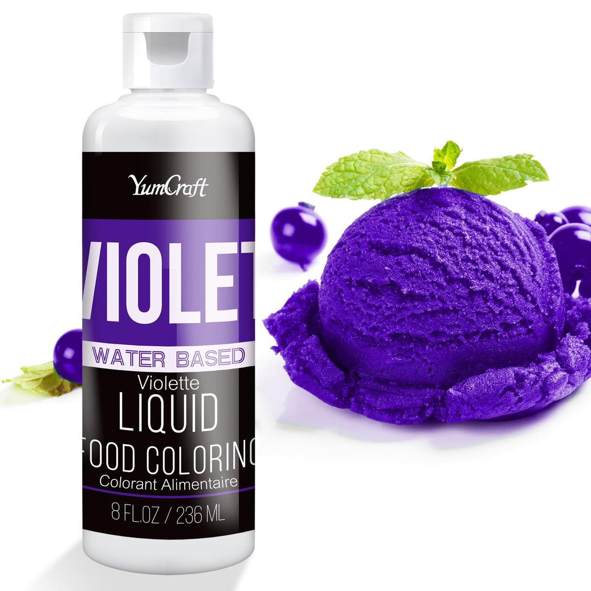 Food Coloring Liquid - Vibrant Color Food Coloring for Cake Decorating, Baking, Easter Egg, Icing - Tasteless Food Color Dye for Fondant, Cooking, Airbrush (Red velvet, 8 Fl.oz)