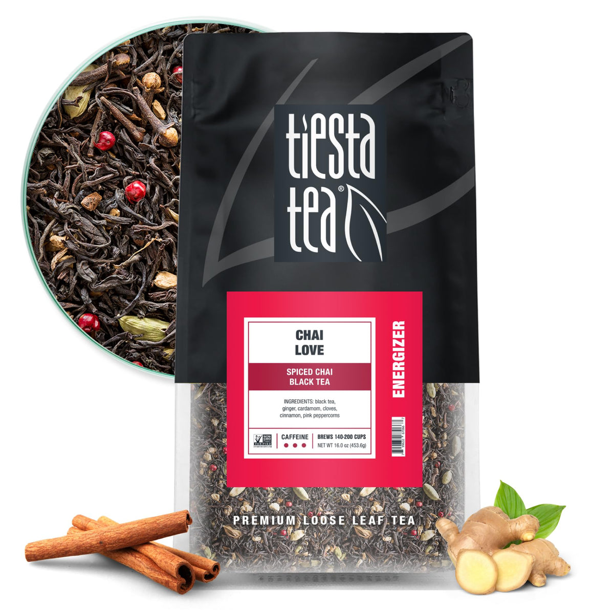 Tiesta Tea Cozy Chai Loose Leaf Spiced Chai Rooibos Tea 2.5oz