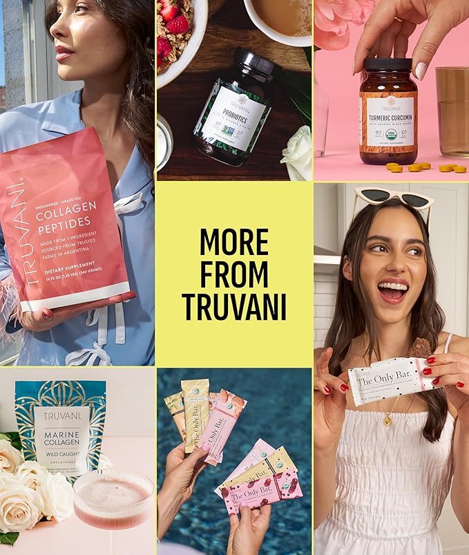 Truvani Vegan Pea Protein Powder | Lemon Cookie | 20g Organic Plant Based Protein | 10 Servings | Keto | Gluten & Dairy Free | Low Carb | No Added Sugar