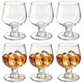 Valeways Shot Glasses, 5oz Glass Set of 6/Clear Glasses/Cute Glasses/Perfect for Tasting Brandy/Glass Snifters, 6 Count (Pack of 1)