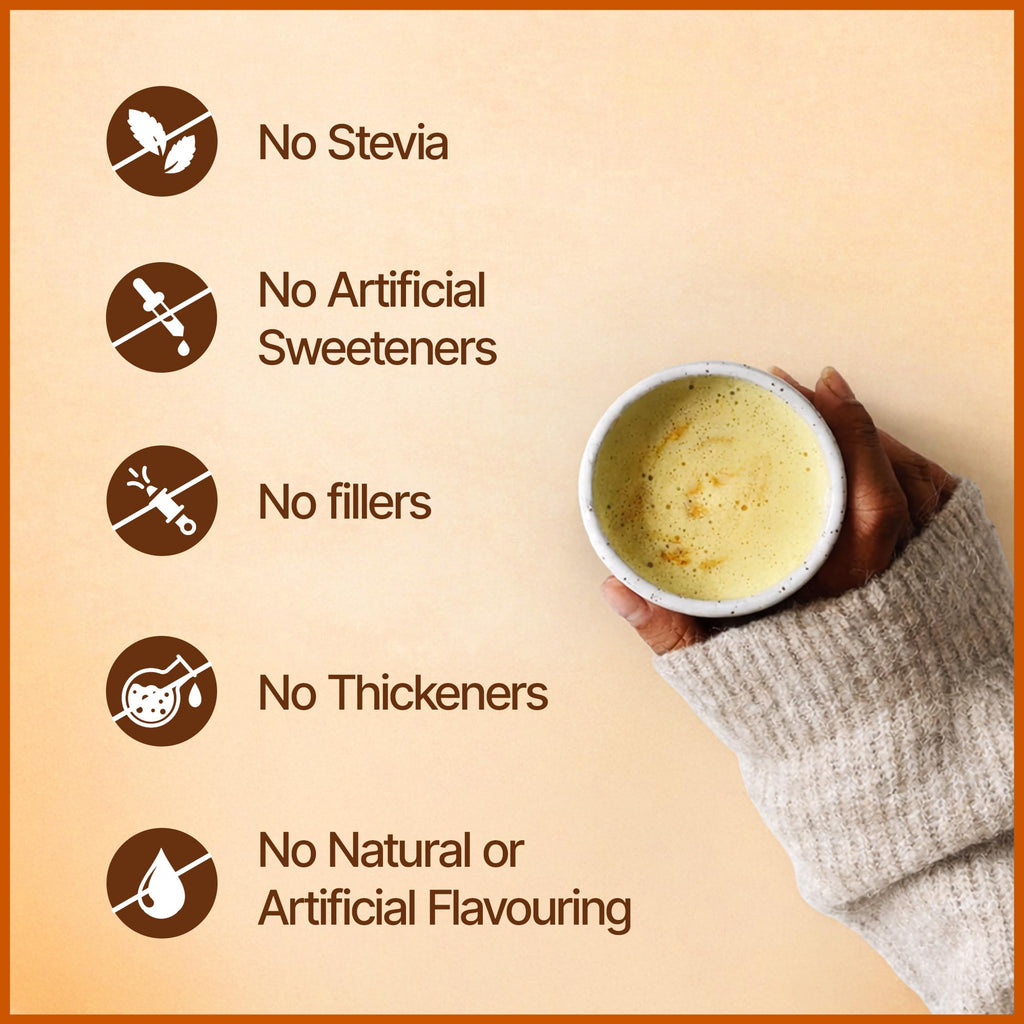MEGAPLANTS Golden Milk Powder | Turmeric Ashwagandha Superfood Latte Mix