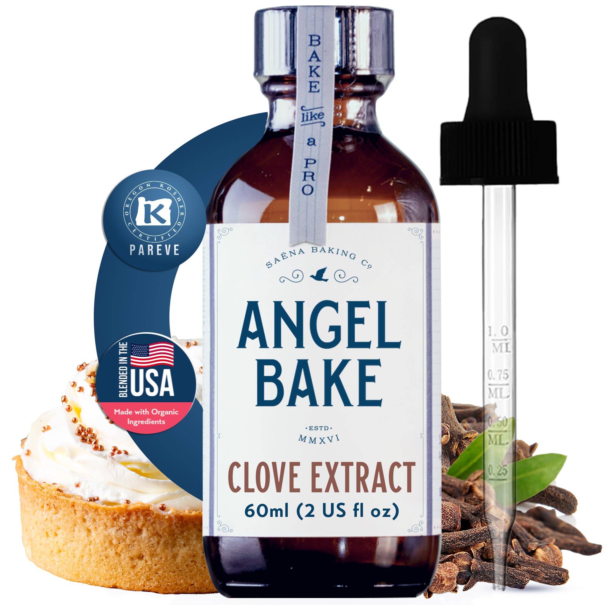 Angel Bake Pure Clove Extract, 2 oz