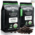 The Bean Organic Coffee Company Le Bean, Dark French Roast, Whole Bean Coffee, 16-Ounce Bags (Pack of 2)