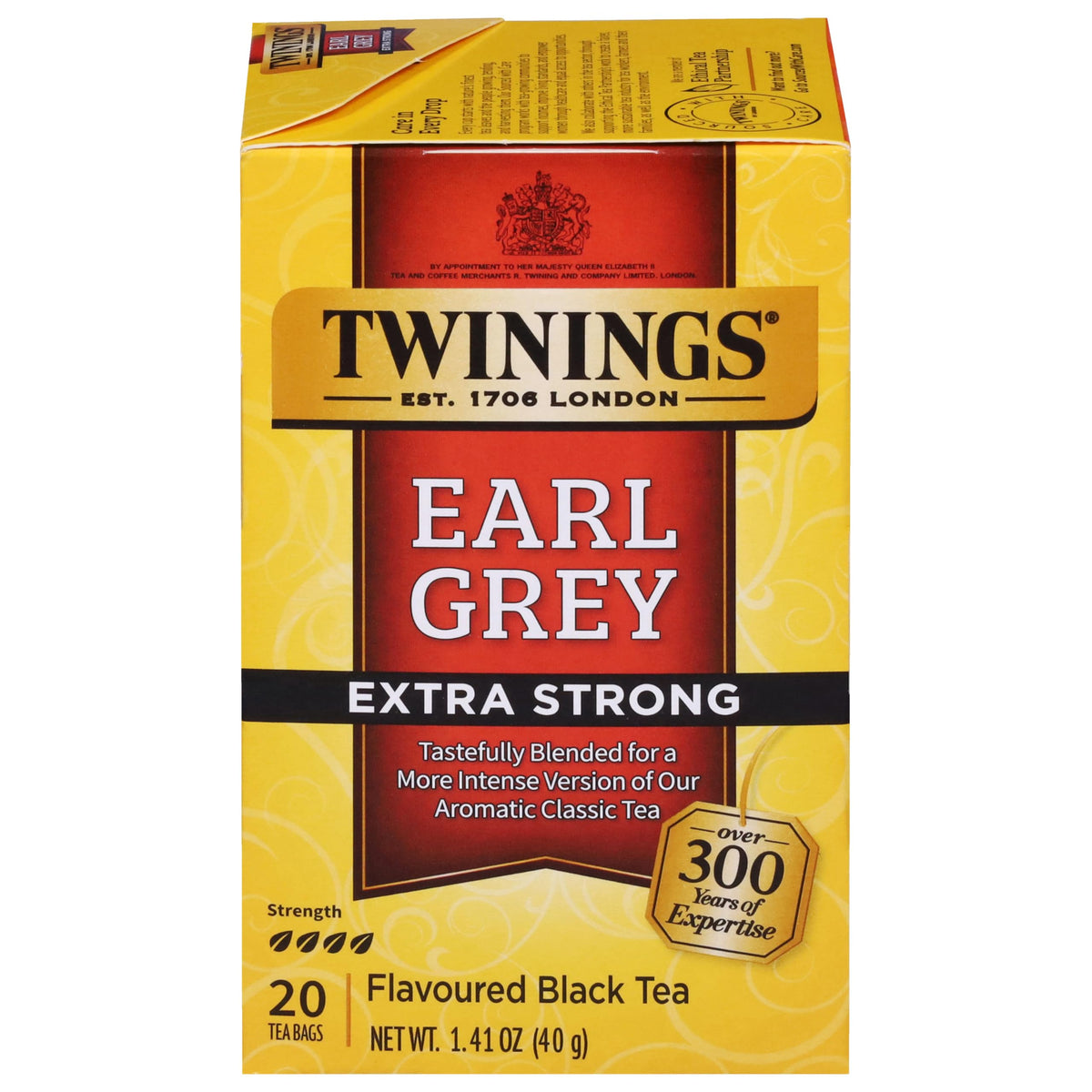 Twinings Blackcurrant Breeze Black Tea Individually Wrapped Bags, 20 Count (Pack of 1), Sweet, Tangy Taste, Caffeinated, Enjoy Hot or Iced, 20 Teabags