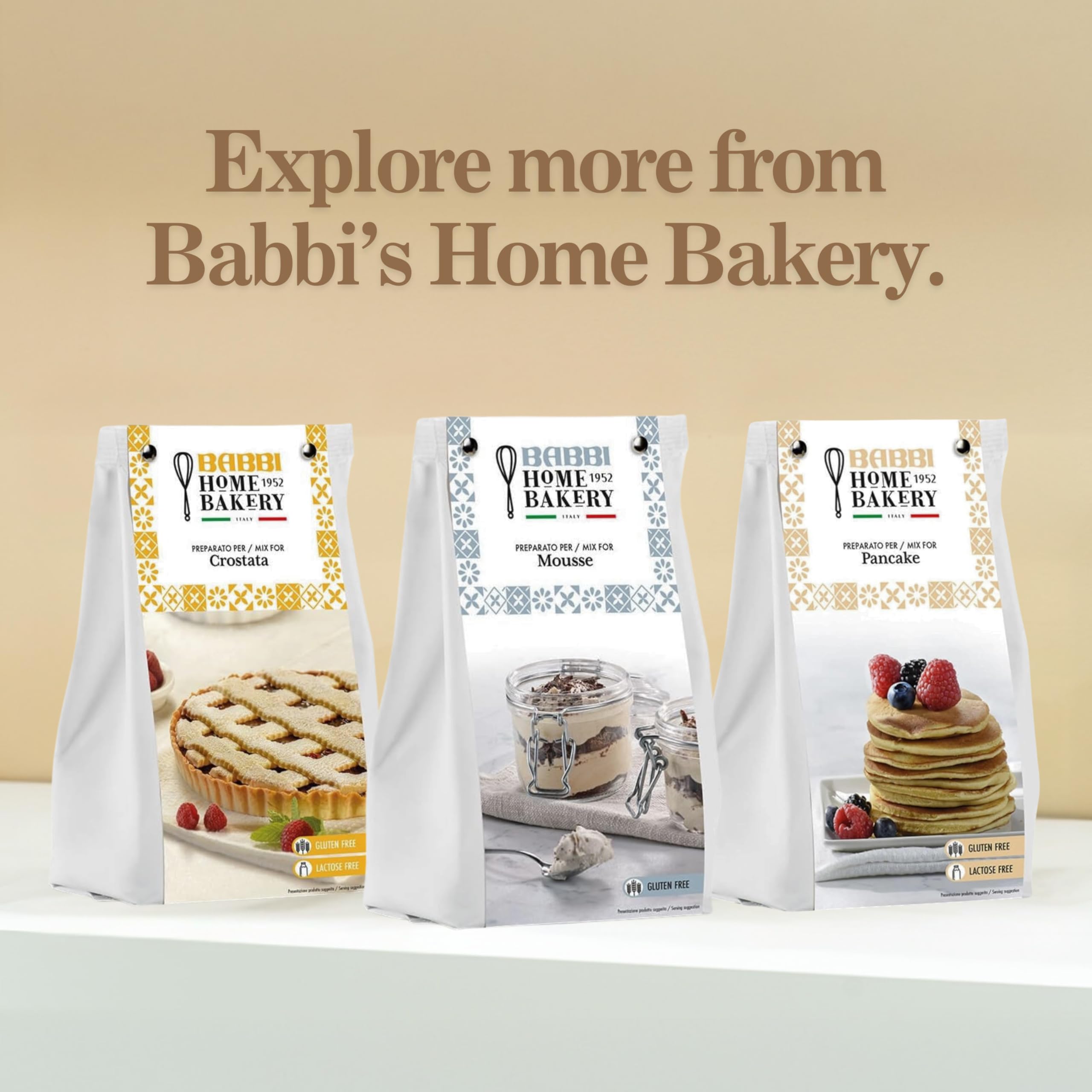Babbi Home Bakery, Muffin and Bread Baking Mix, 14.11 Oz (400g)