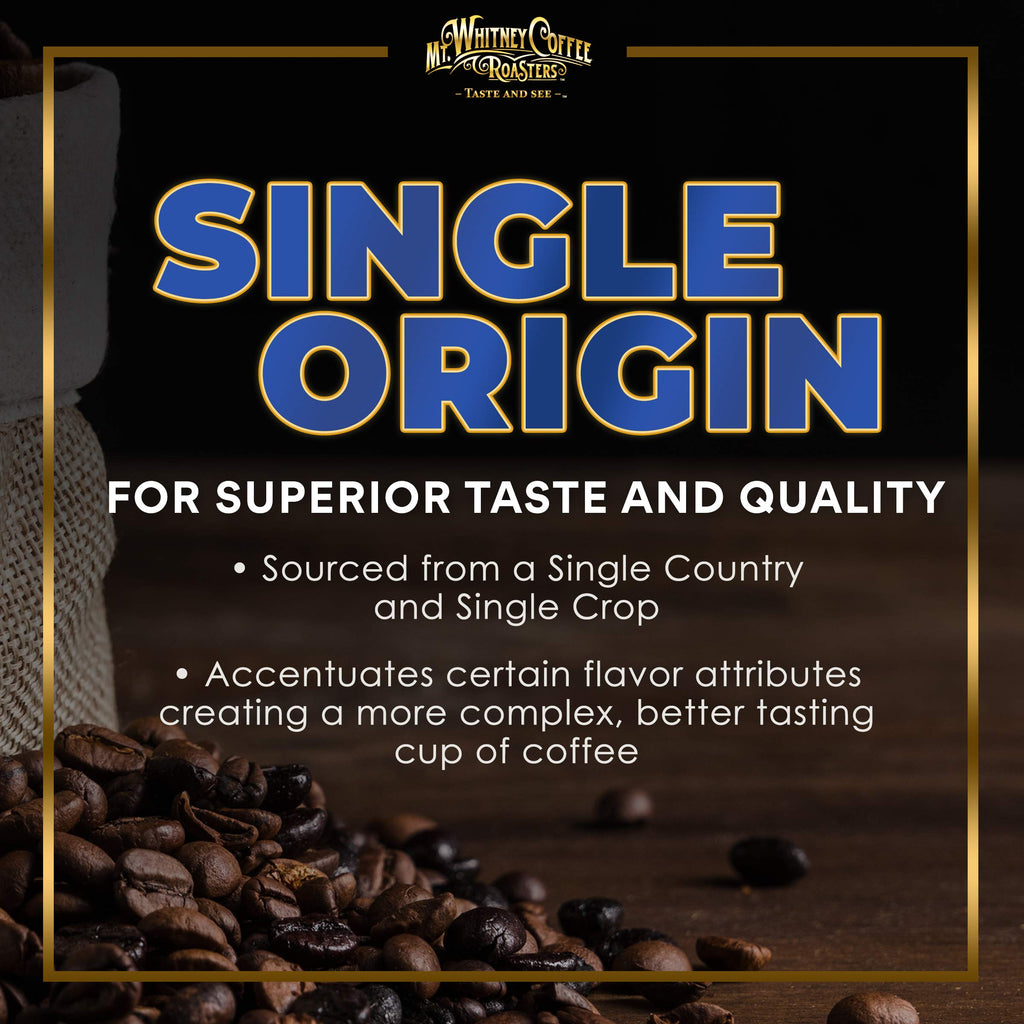 Mt. Whitney Organic Gayo Mountain Sumatra, Medium Dark Roast, Low Acid Coffee (Ground, 12 Oz)
