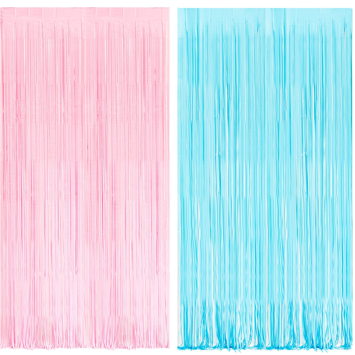 BRAVESHINE Pastel Green Streamers Party Backdrop Decorations 2 Pack