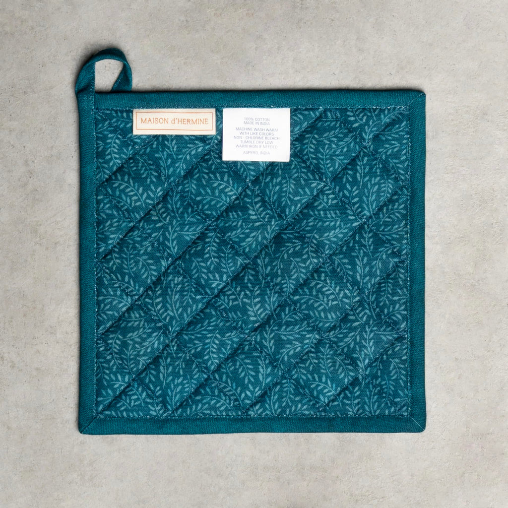 Maison d' Hermine Pot Holders 100% Cotton Potholders (8" x 8", Pack of 1)