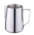 Joytata 50oz Milk Frothing Pitcher Stainless Steel Cup Double Measurement Scales Perfect for Latte Art,Espresso Maker,Cappuccino Maker-18/8 Stainless Steel Milk Frother Steaming Pitcher