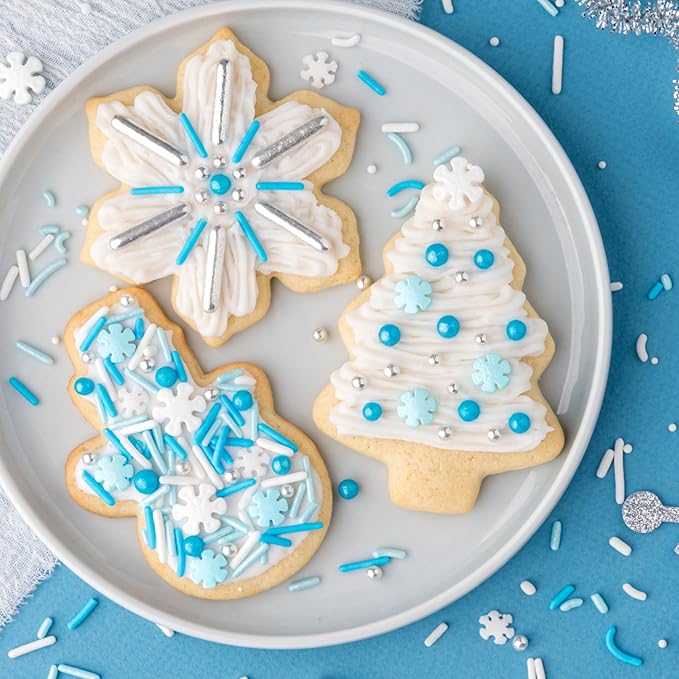 Cookie Cutter Kingdom, Christmas Cookie Cutters, Cookie Cutters Shape, Mold for Cakes Biscuits and Sandwiches (Christmas Snowman)