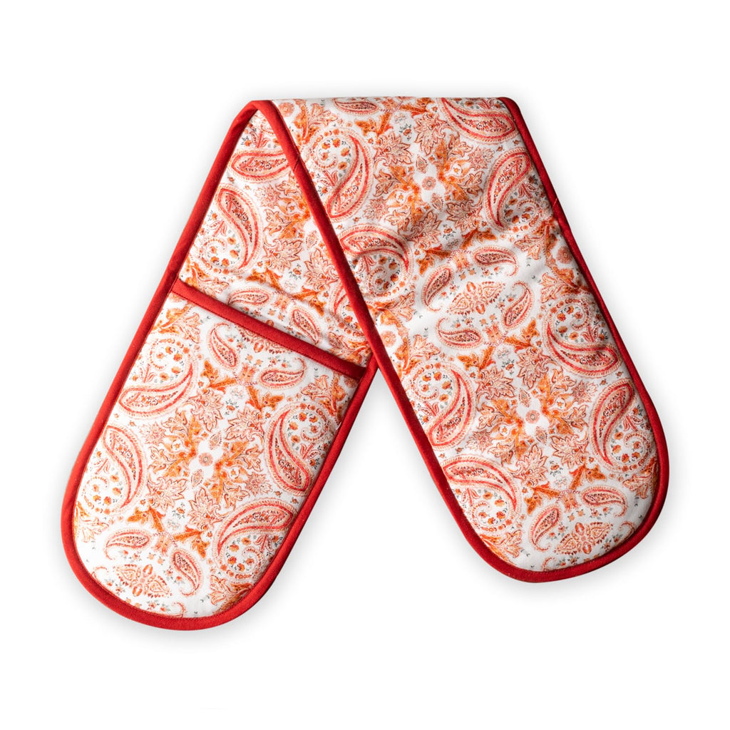 Maison d' Hermine Double Oven Mitts 100% Cotton Double Oven Glove (7"x35")