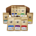 Split Oak Coffee Roasters Gourmet Gift Box – Whole Bean Variety Pack Gift Box, 9 Medium Roast Coffees from Around the World – Global Tasting Collection, 2oz Bags, Roasted in the USA