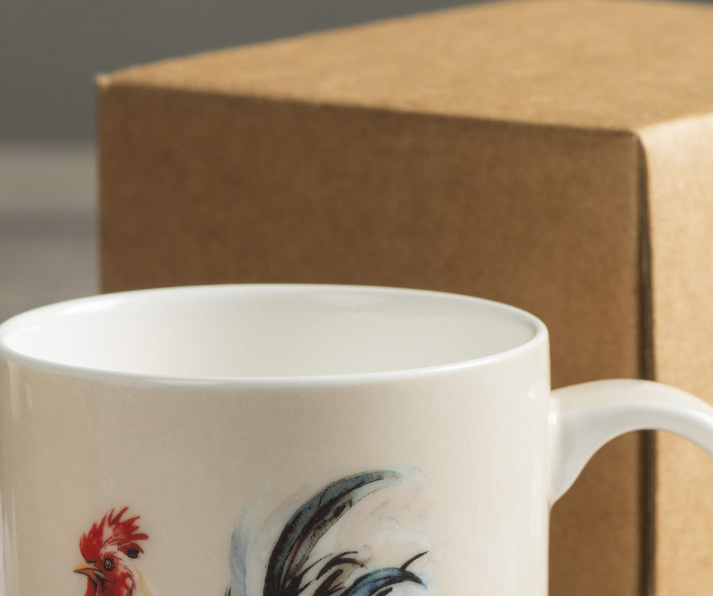 Maison d' Hermine Coffee Mug with Handles Tea Cups (12 Ounce, Pack of 1)