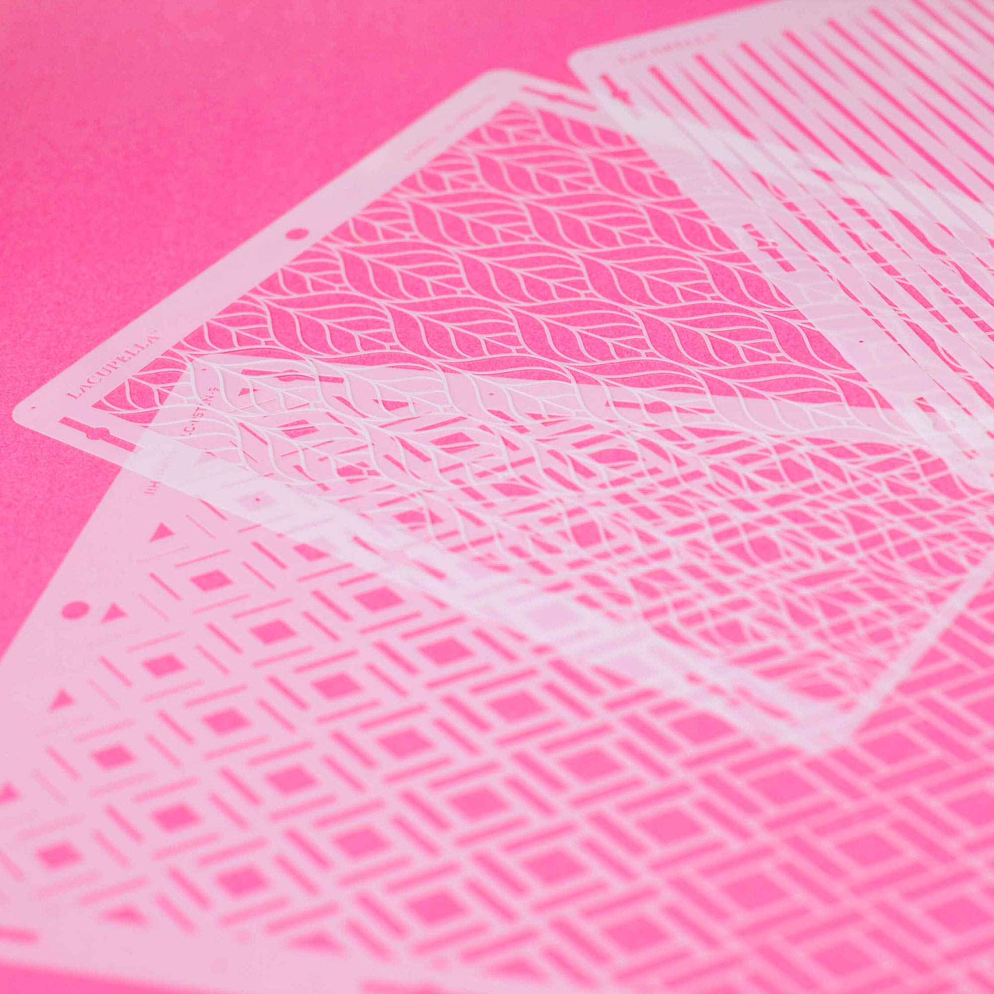 Lacupella Large Cake Decorating Stencil (MAIA) Sakura Leaves Pattern