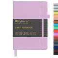 &And Per Se Lined Journal Notebook, 160 Pages, A5 5.7 x 8 inches College Ruled Thick Paper Notebook Journals for Writing, Hardcover Notebooks for Women Men Office School (1 Pack, Lavender)
