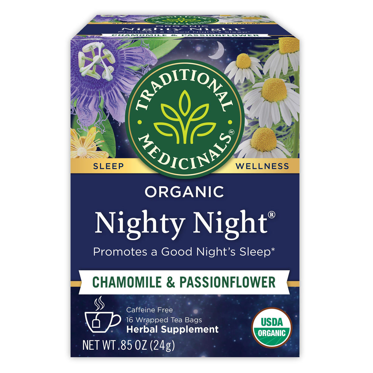 Traditional Medicinals Organic Nighty Night Extra, 16 Tea Bags