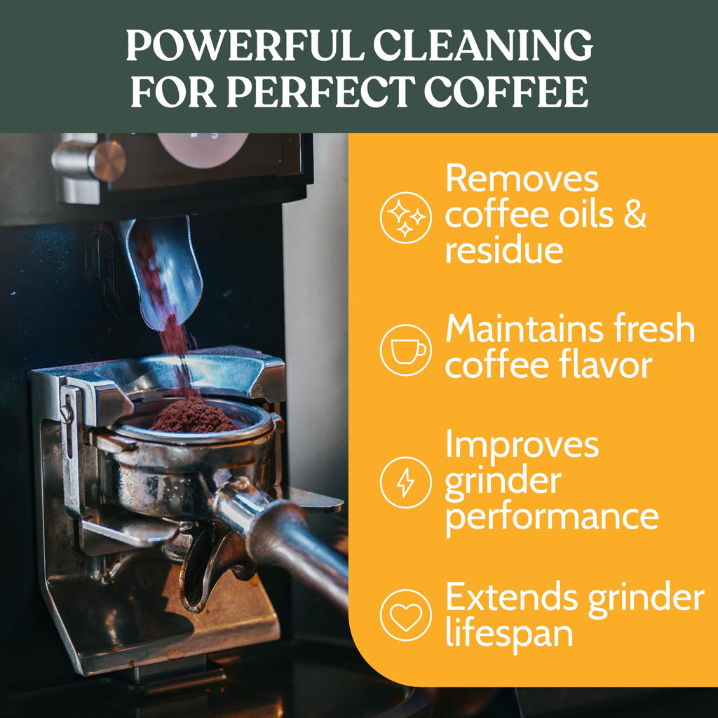 Roobi Professional Coffee Grinder Cleaning Tablets