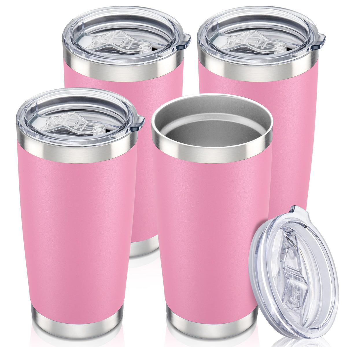20 oz Tumbler with Lid Stainless Steel Insulated Tumblers Bulk Cups Mug
