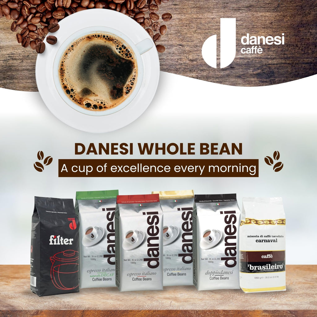 Danesi Caffe Gold Whole Bean Coffee, Medium Roast (13.2 lb)