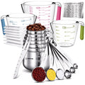 AIKEXIN Stainless Steel Measuring Cups & Spoons Set, Precision Baking Tools