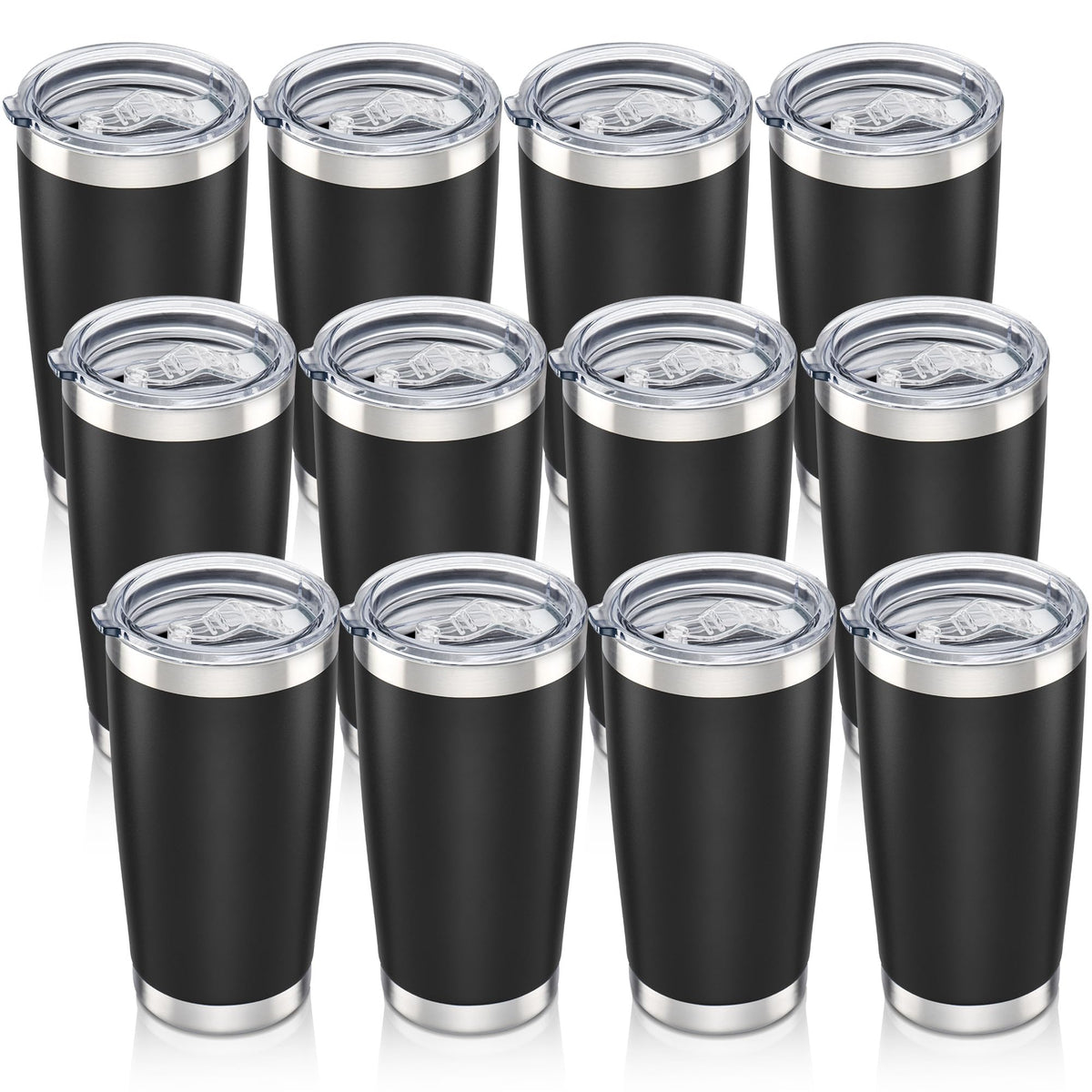 20 oz Tumbler with Lid Stainless Steel Insulated Tumblers Bulk Cups Mug